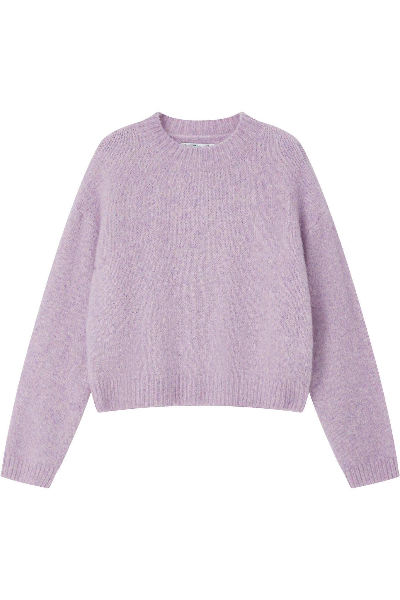 Lara Basic Alpaca wool  Knit Jumper - Purple