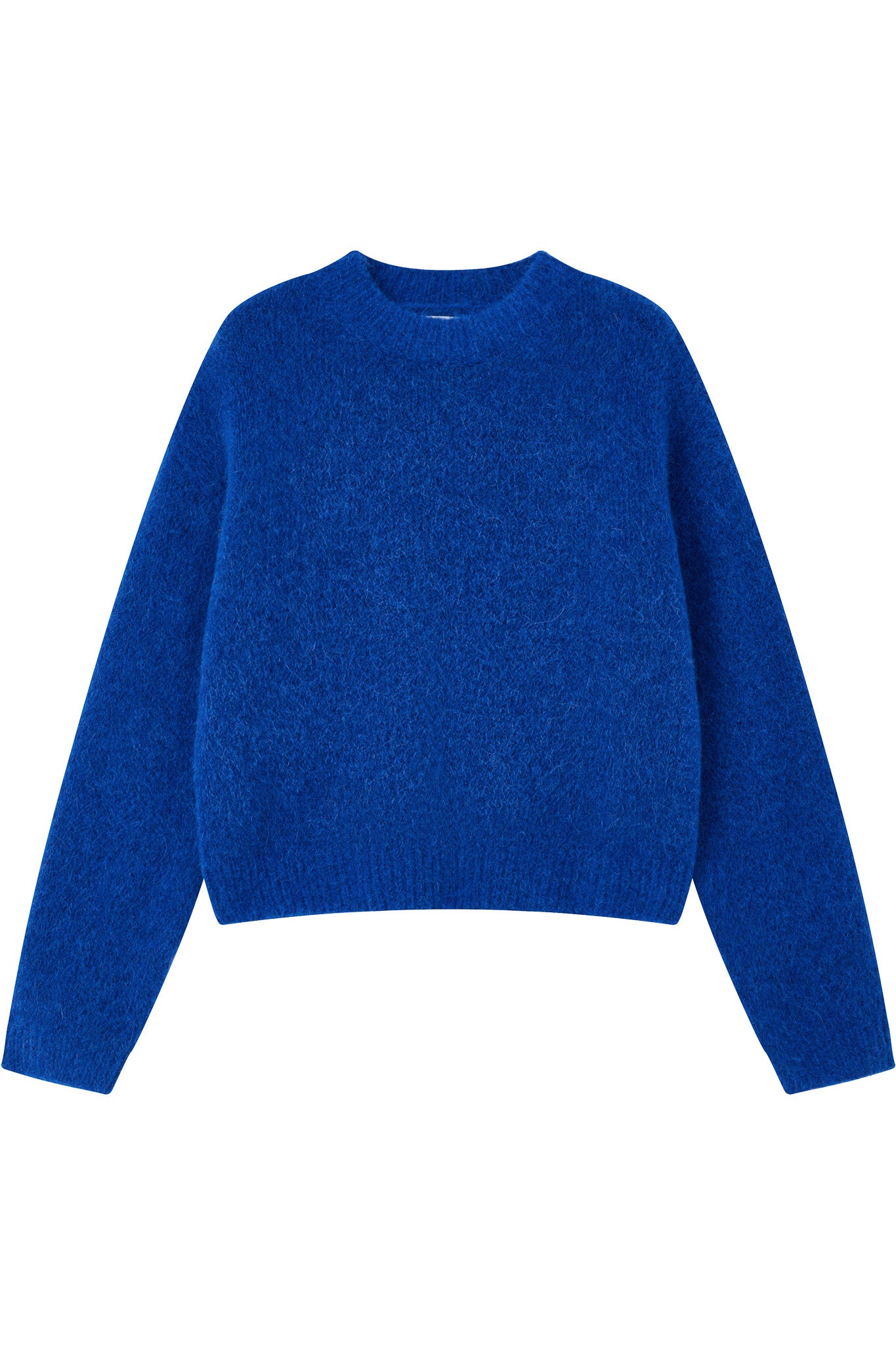 Lara Basic Alpaca wool  Knit Jumper - Royal Blue