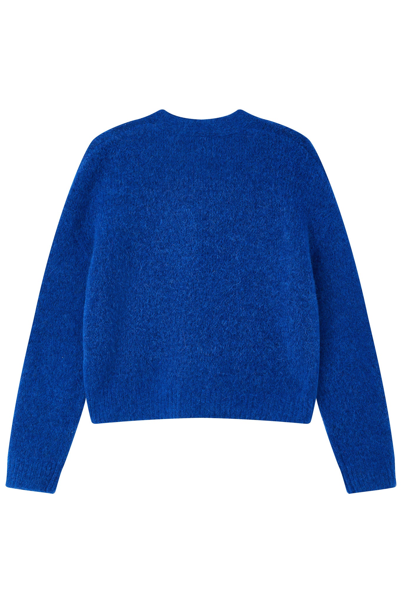 Lara Alpaca wool  Knit Cardigan - Royal Blue