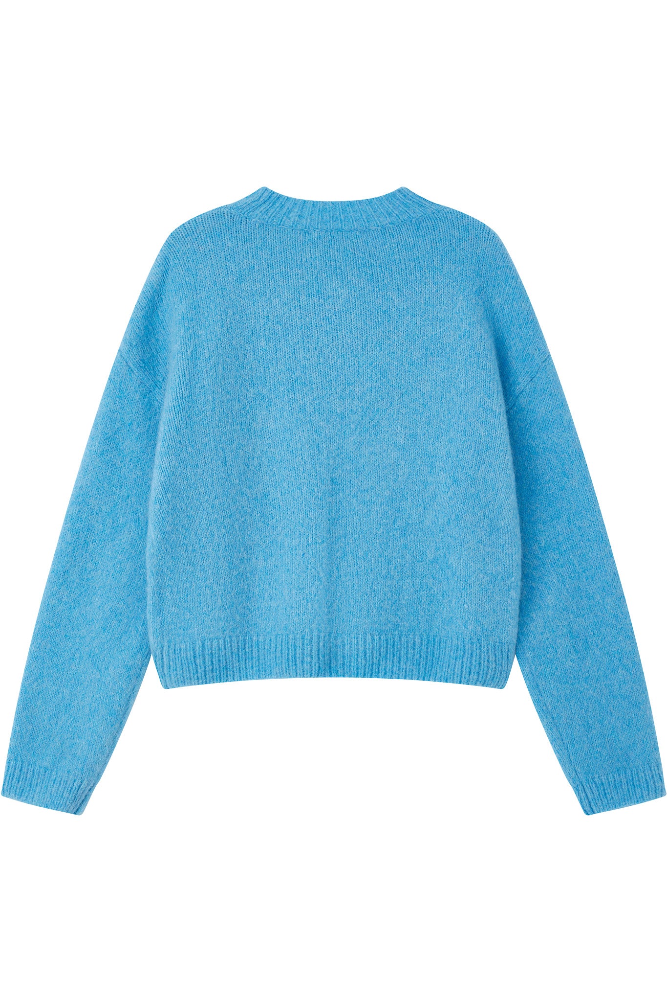 Lara Basic Alpaca wool  Knit Jumper - Sky