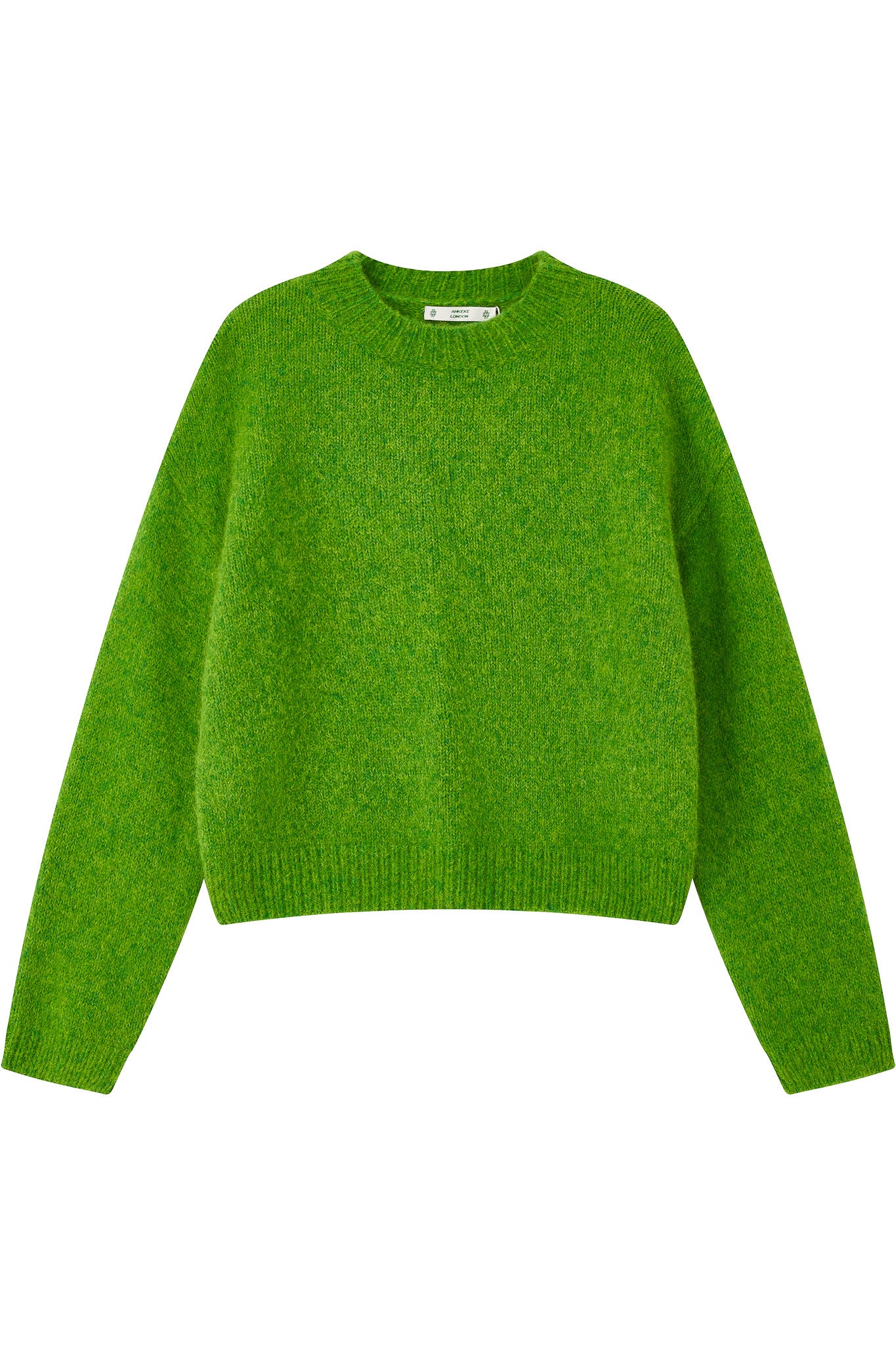 Lara Basic Alpaca wool  Knit Jumper - Green