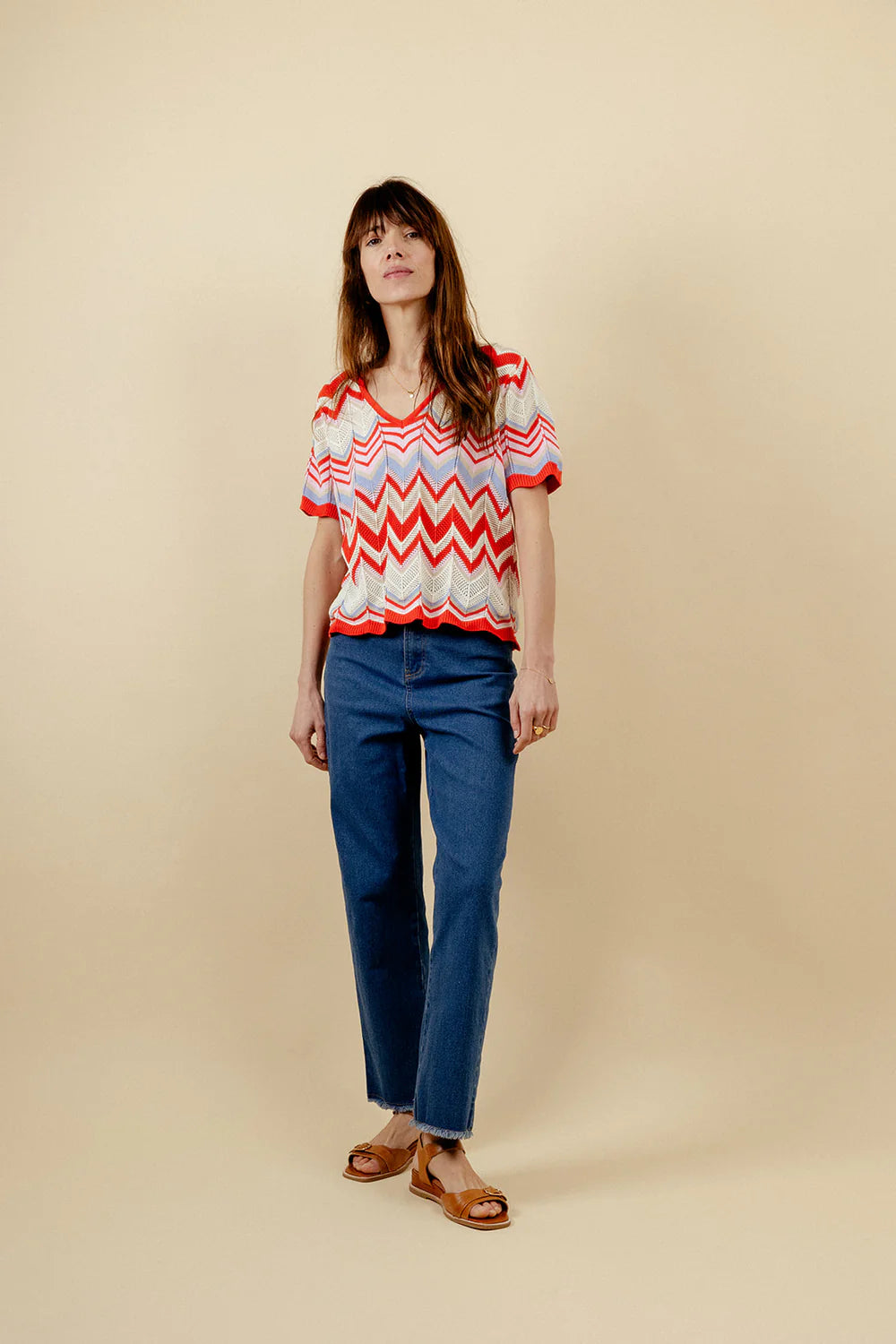 Summer Wave Set Top - Red