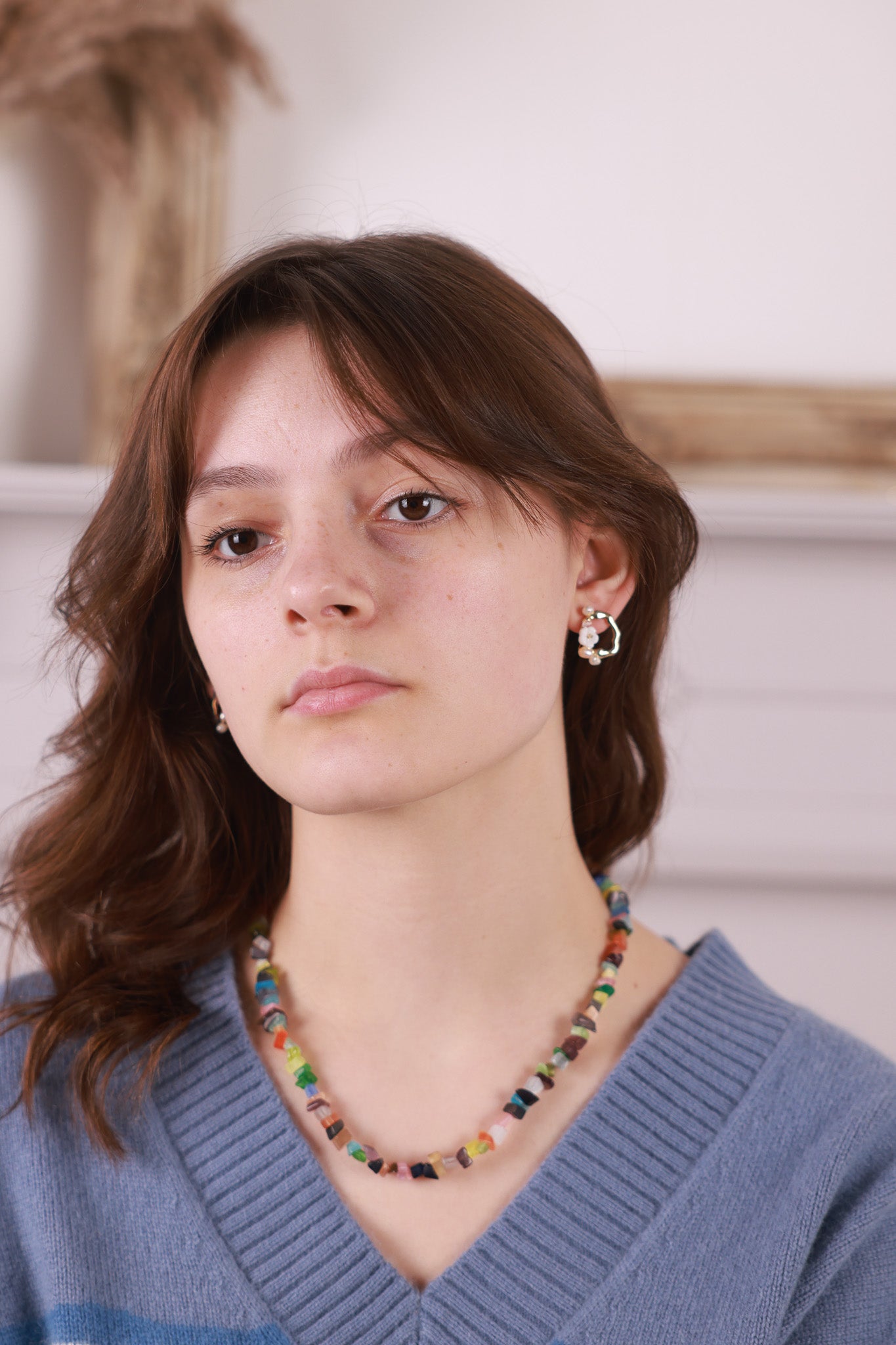 Rainbow Stone Necklace