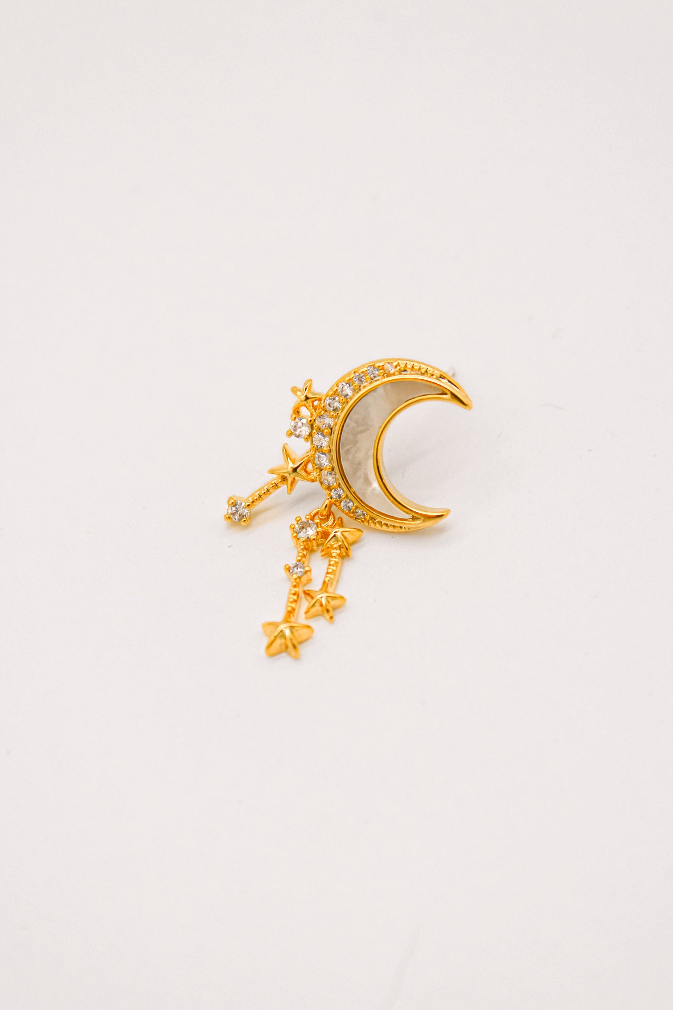 Moon and Star Earrings