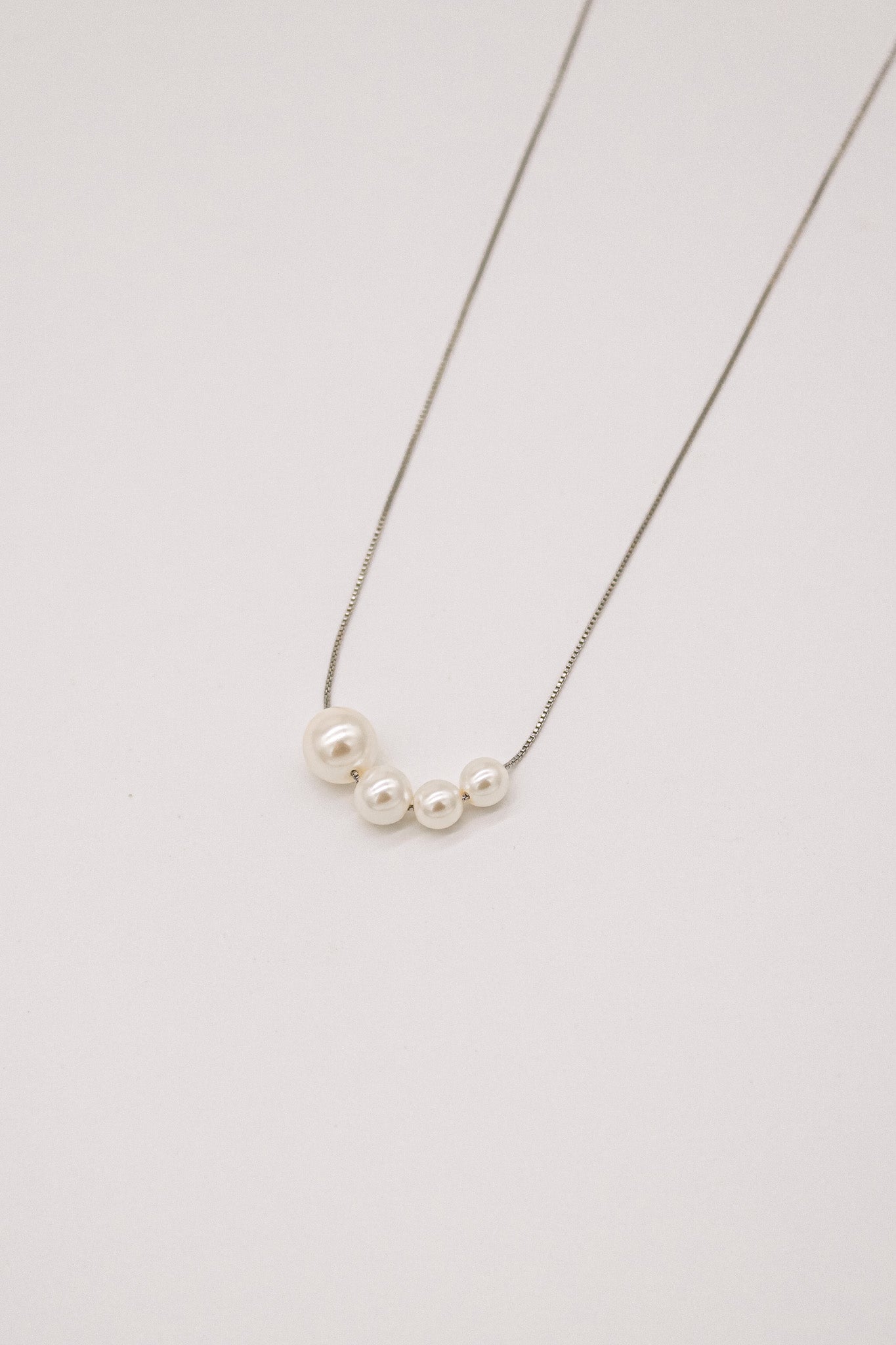 Lindy  Four Pearl Necklace