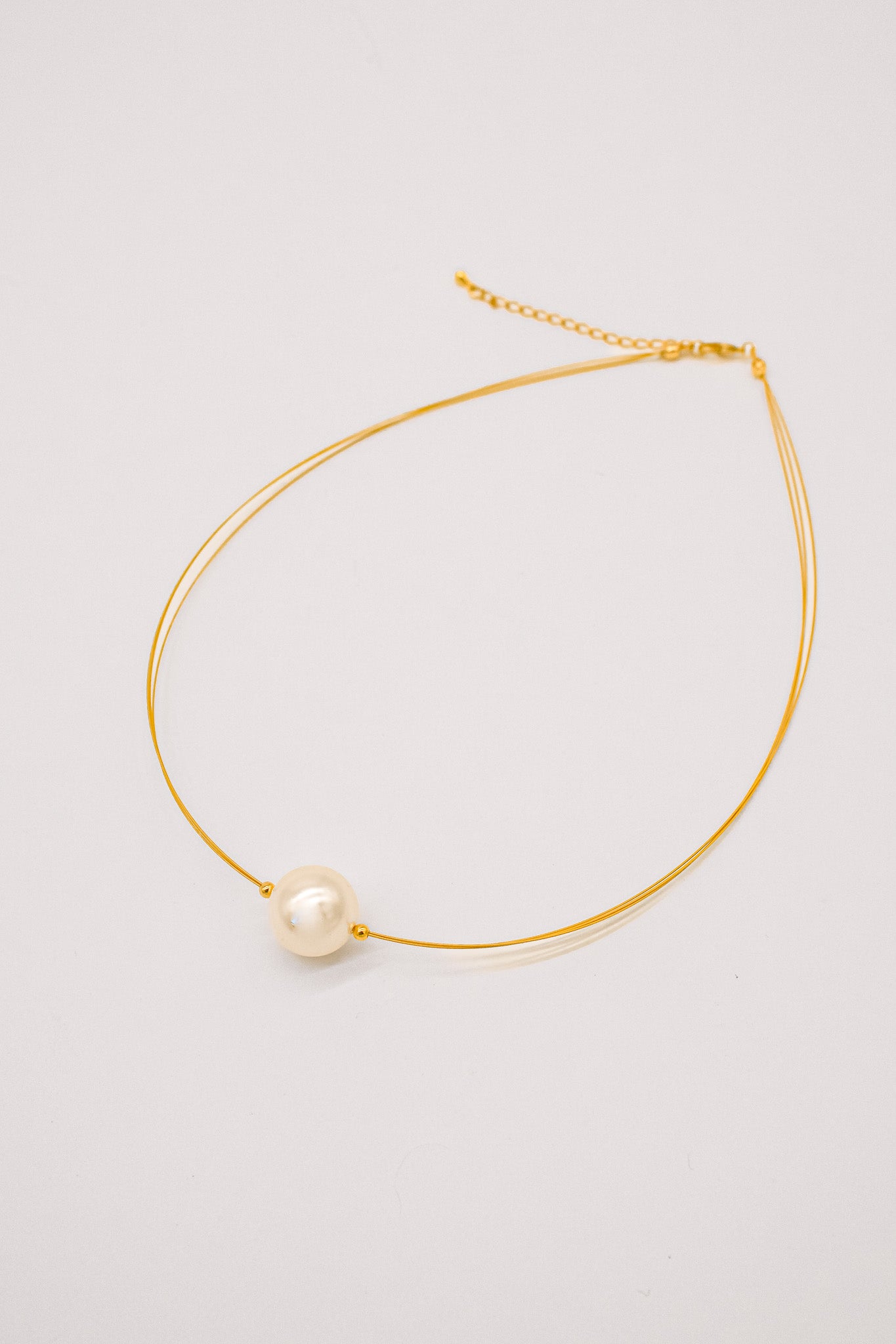 Amelia Round Pearl Necklace