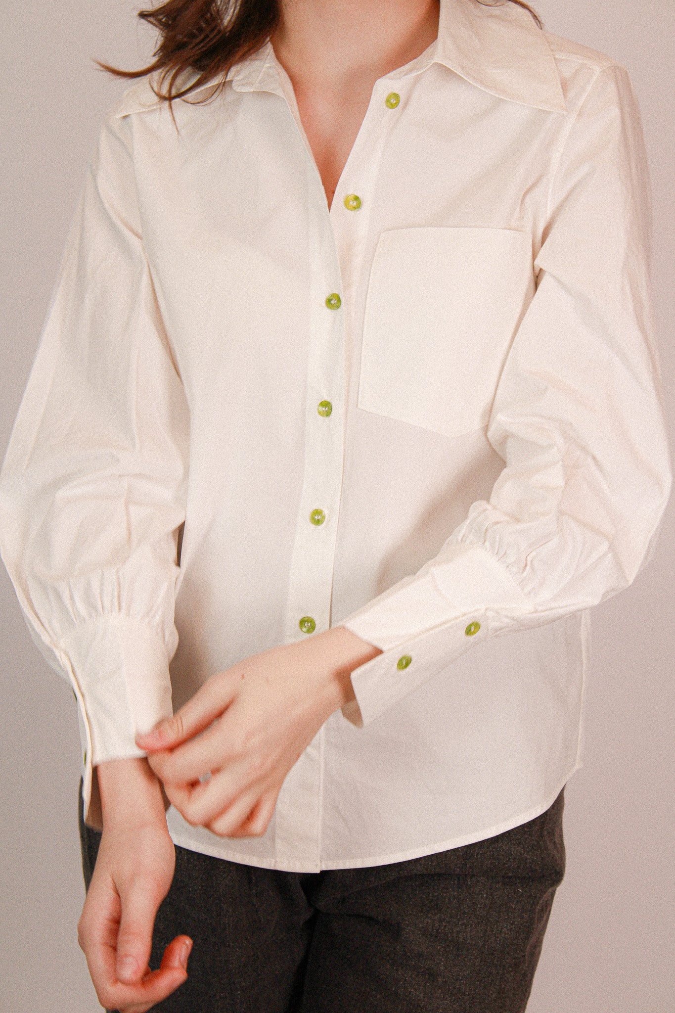 Ahkeke Signature White Cotton Shirt