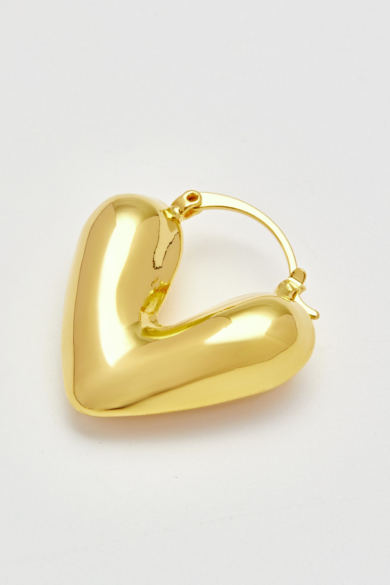 Heart Basic Hoop Earrings