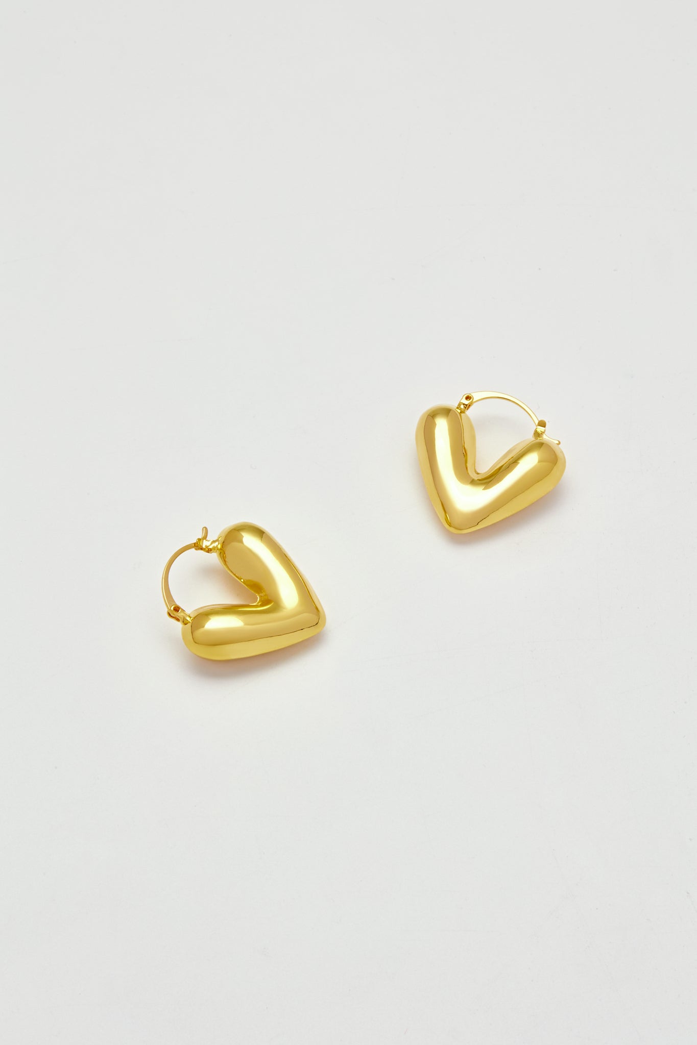 Heart Basic Hoop Earrings