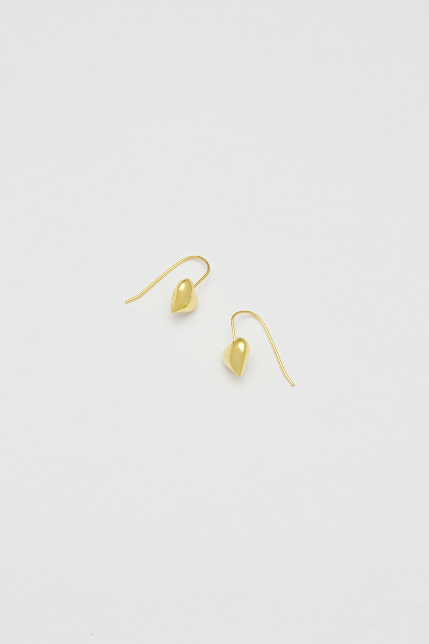 Sterling-Hanging hearts earrings